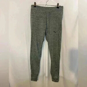 PUMA Women's Leggings Side Seam Pocket Size S Color Grey